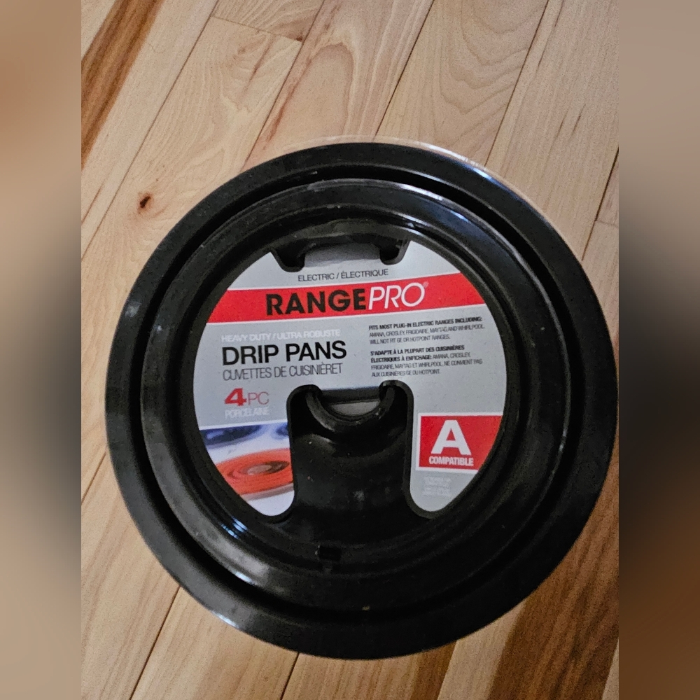 Bradshaw RangePro Black Drip Pans Set